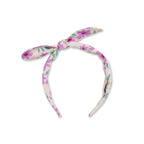 Bow Headband | Purple Flowers