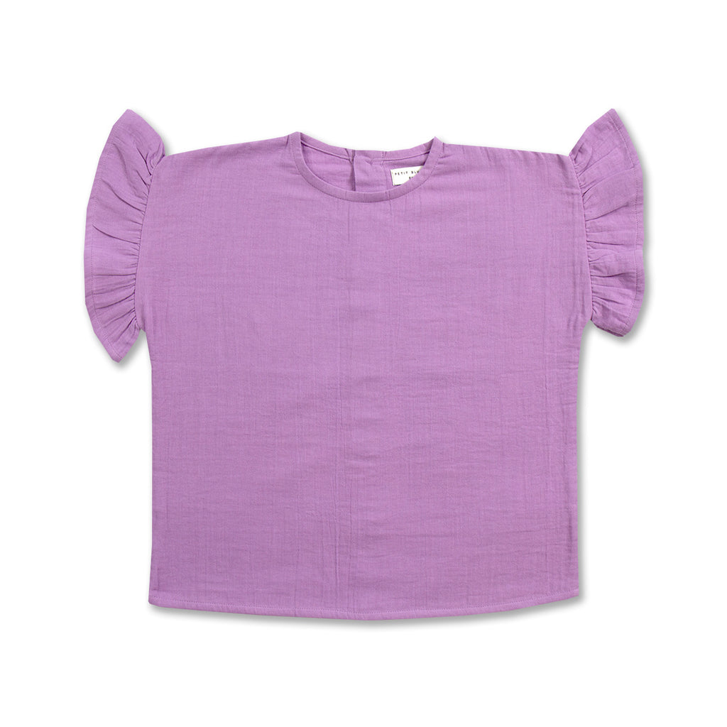 Loua Frill Blouse | English Lavender