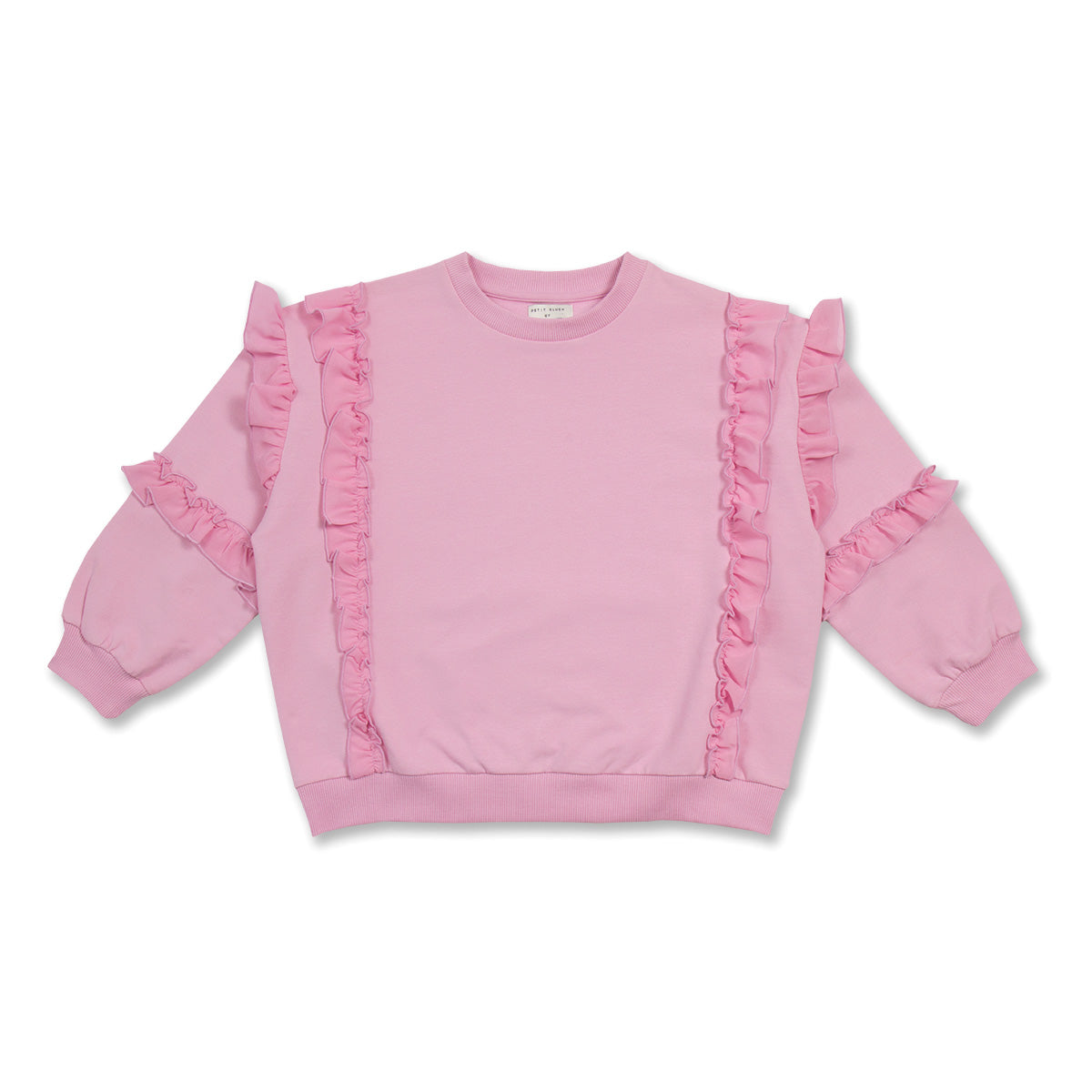 Romantic Ruffle Sweater | Pastel Lavender