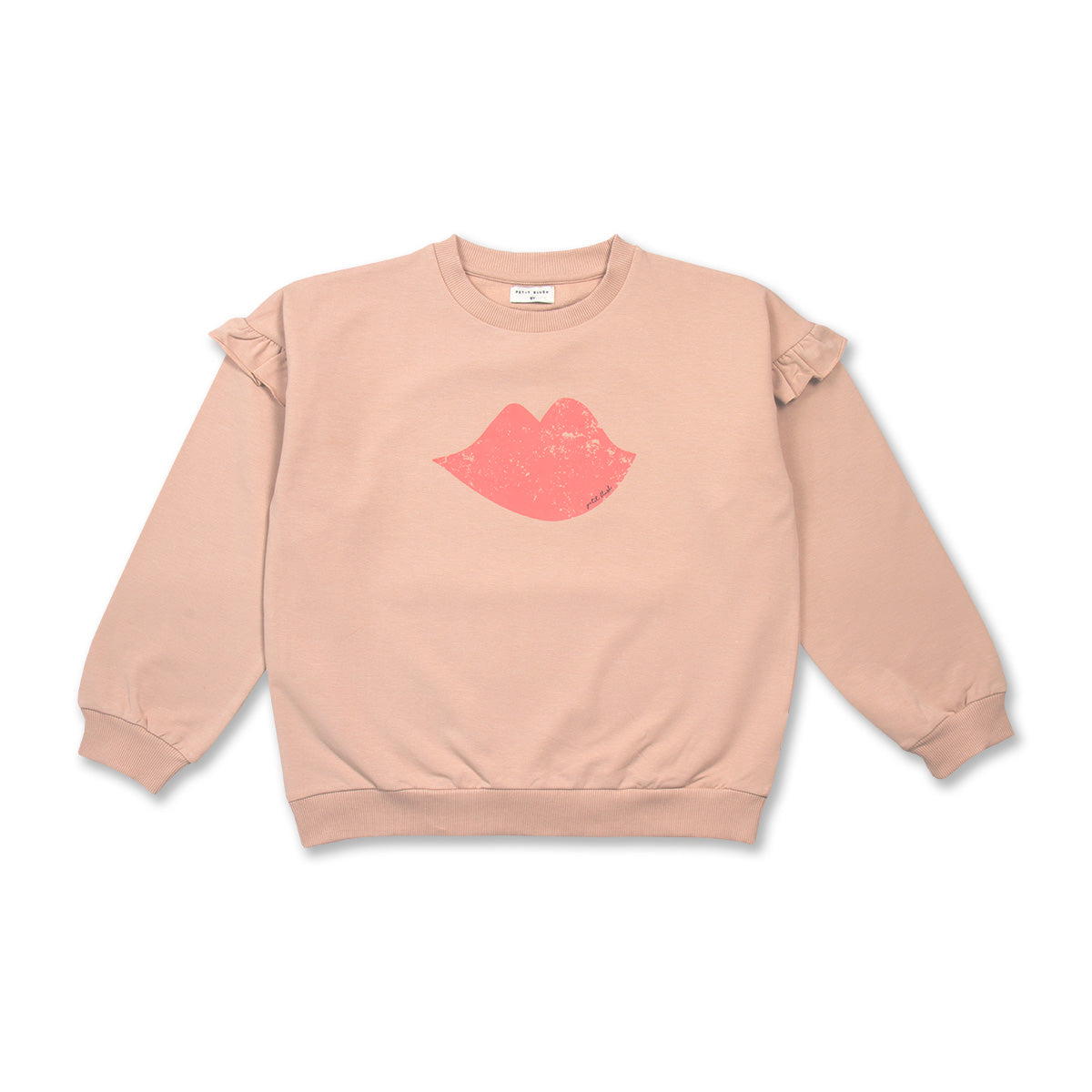 Ruffle Sweater " KISS " | Brazilian Sand
