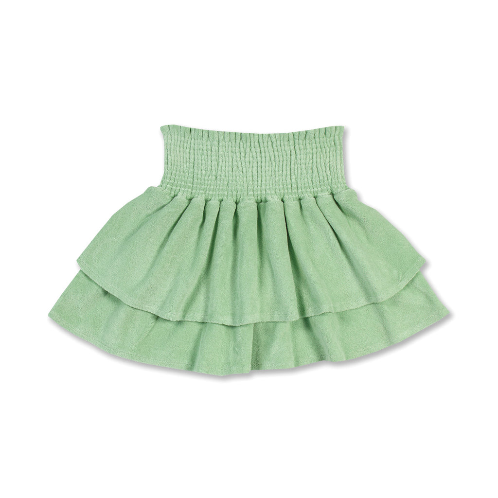 Towel Mini Skirt | Quiet Green