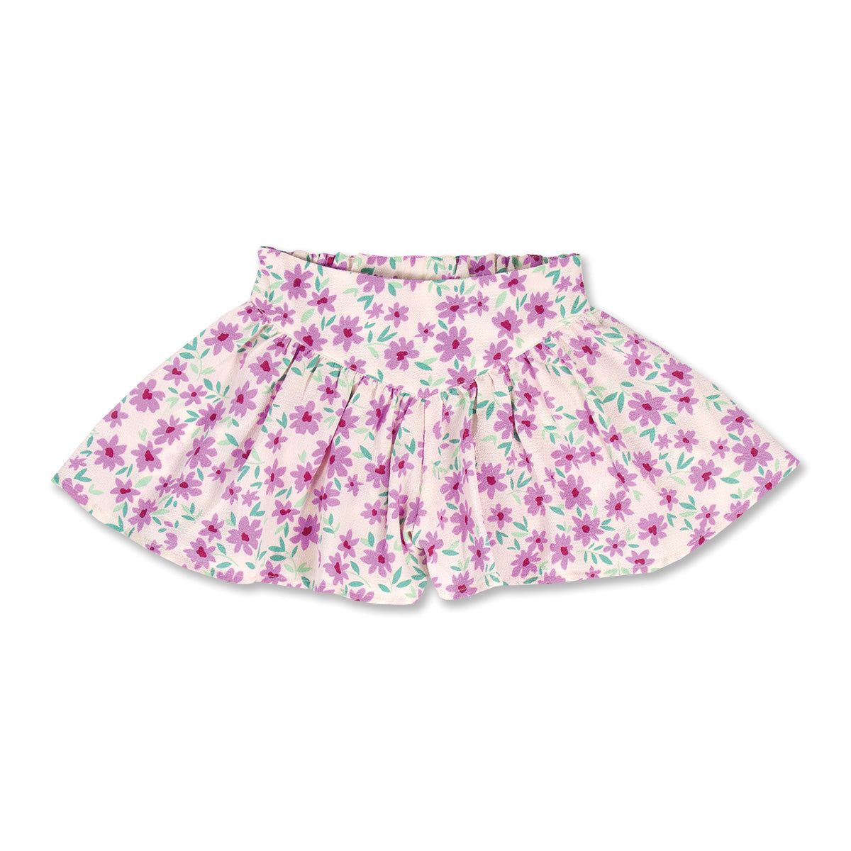 Romantic Shorts | Purple Flowers
