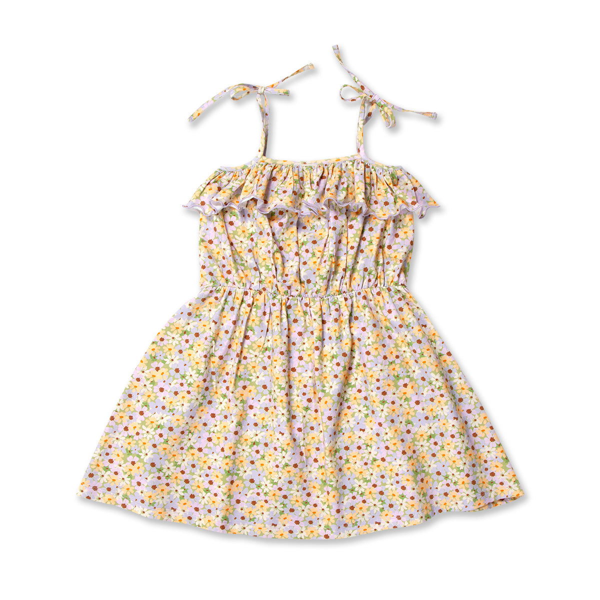 Summer Ruffle Dress | Flowers AOP