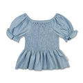 Smock Top | Jeans Blue
