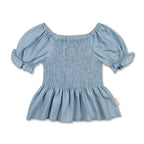 Smock Top | Jeans Blue