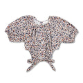 Ruffle Blouse Check | Gamba / Hydrangea