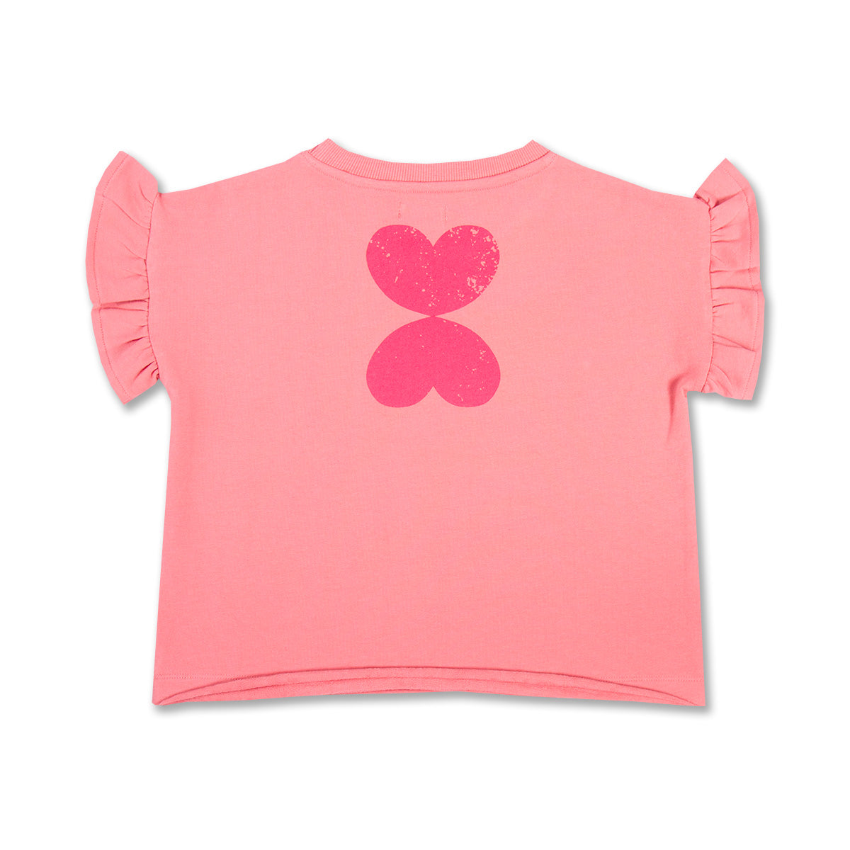 Ruffle T-Shirt | Strawberry Ice