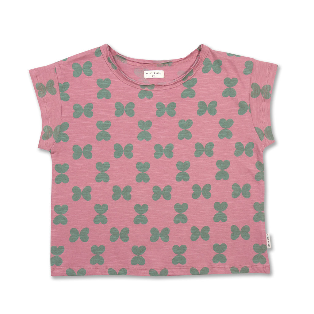 T-Shirt | Hourglas Hearts Lilas