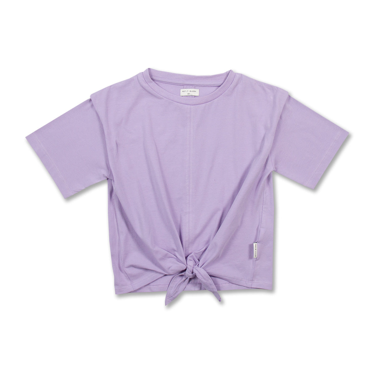Knotted T-Shirt | Purple Rose