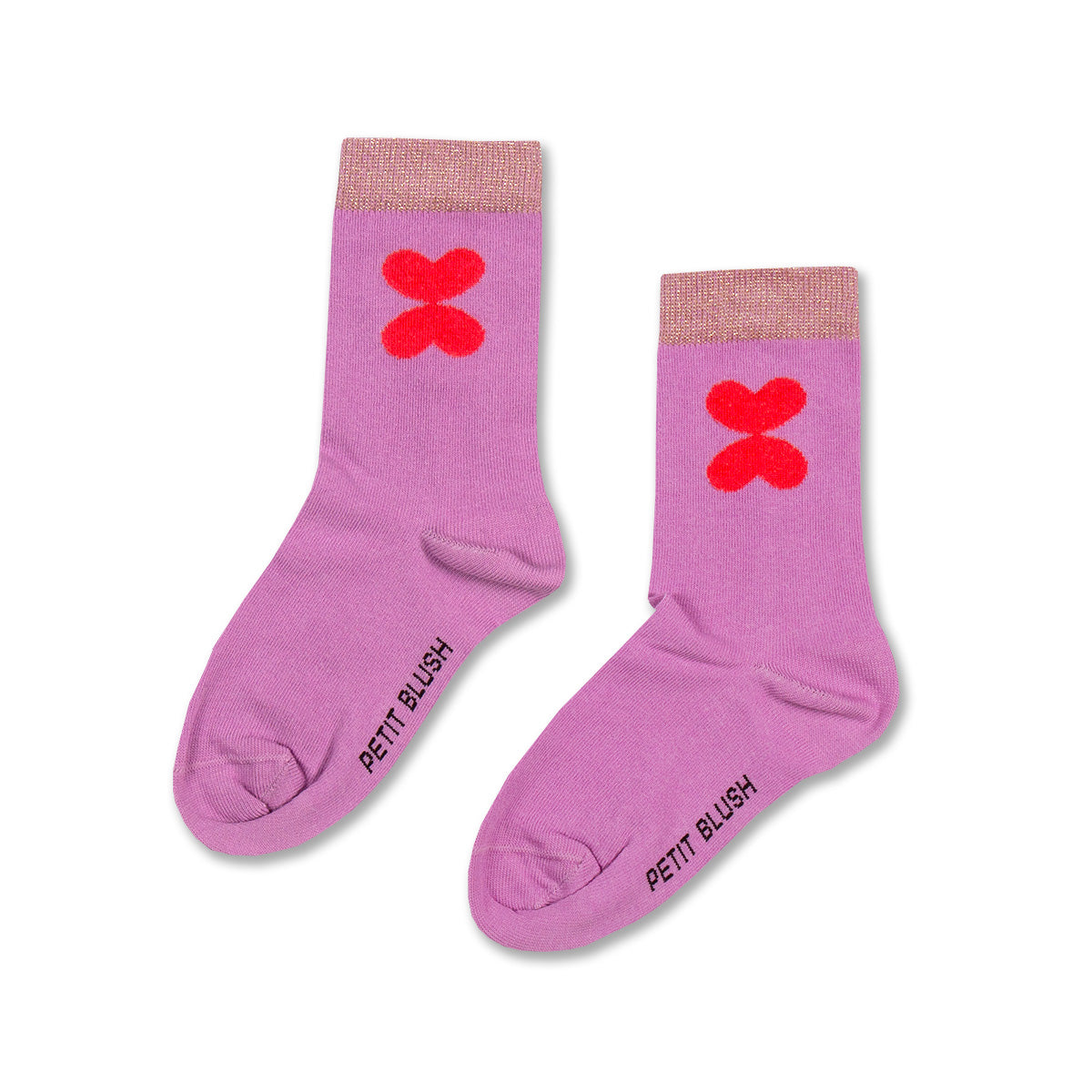 Socks Dubble Hearts | Purple