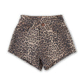 Jeans Shorts | Leopard AOP