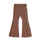 Bowie Flared Pants | Wild Leopard AOP