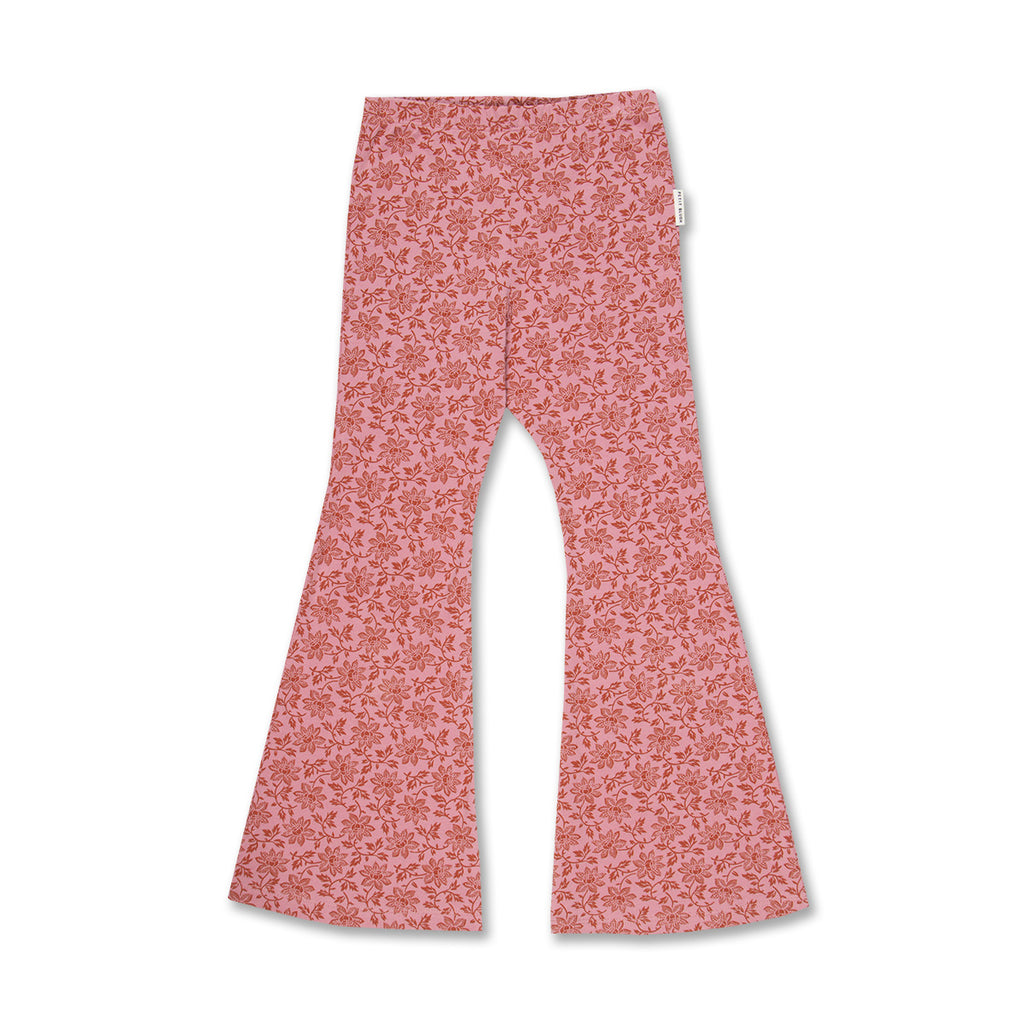 Bowie Flared Pants | Lace Flower AOP