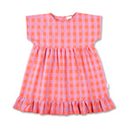 Julie Dress Check | Gamba/Hydrangea
