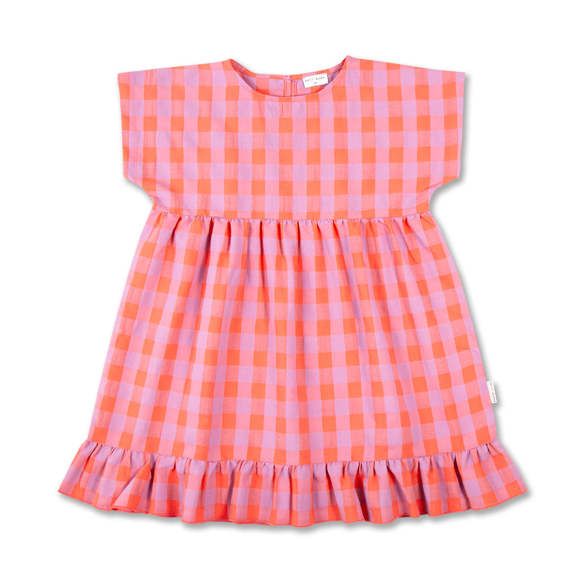Julie Dress Check | Gamba/Hortensia