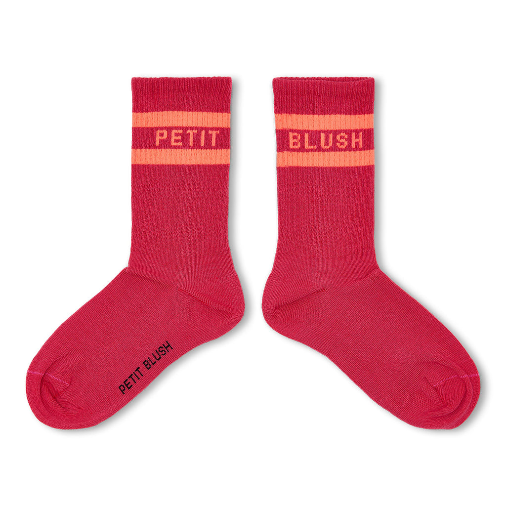 Sport Socks | Raspberry / Neon Orange