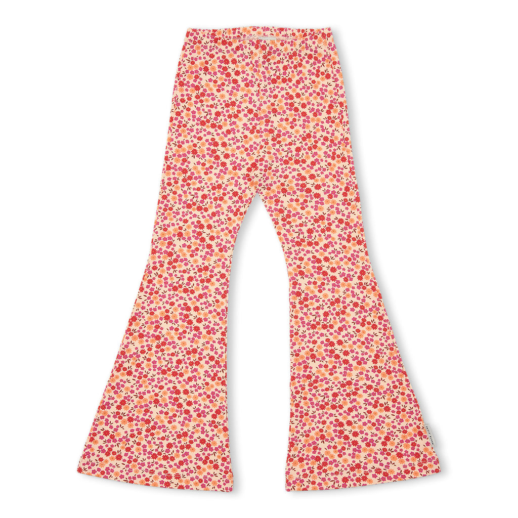 Bowie Flared Pants | Small Flowers AOP