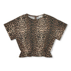 Blouse Elastic Waist | Leopard AOP