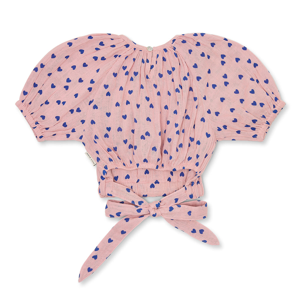 Adele Blouse | Candy Hearts AOP