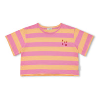 Stripe T-Shirt | Cashmere Rose/Peach Cobbler
