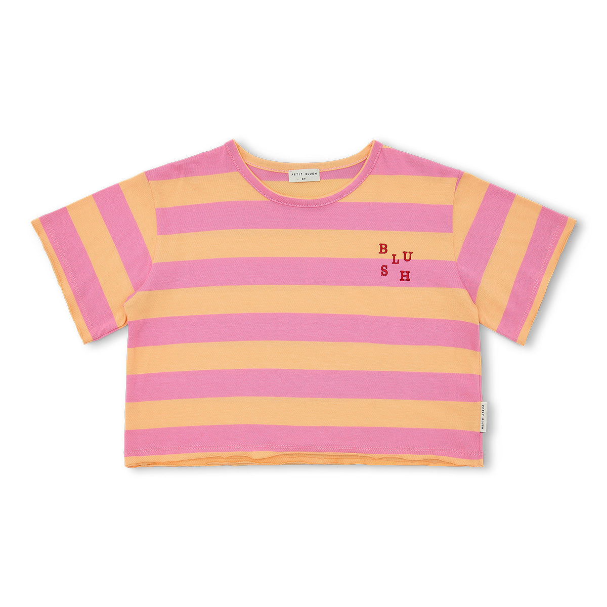Stripe T-Shirt | Cashmere Rose/Peach Cobbler