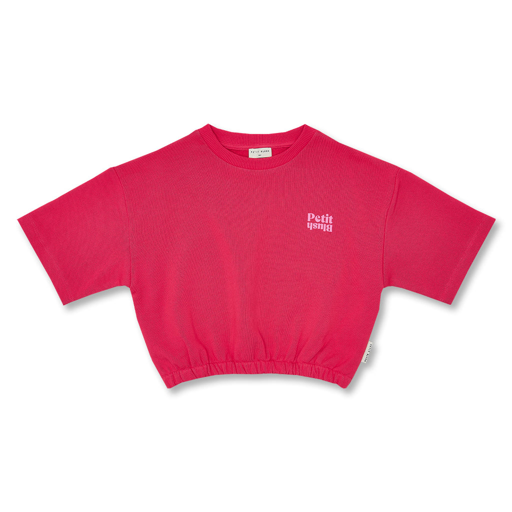 T-Shirt Elastic Waist | Raspberry Wine