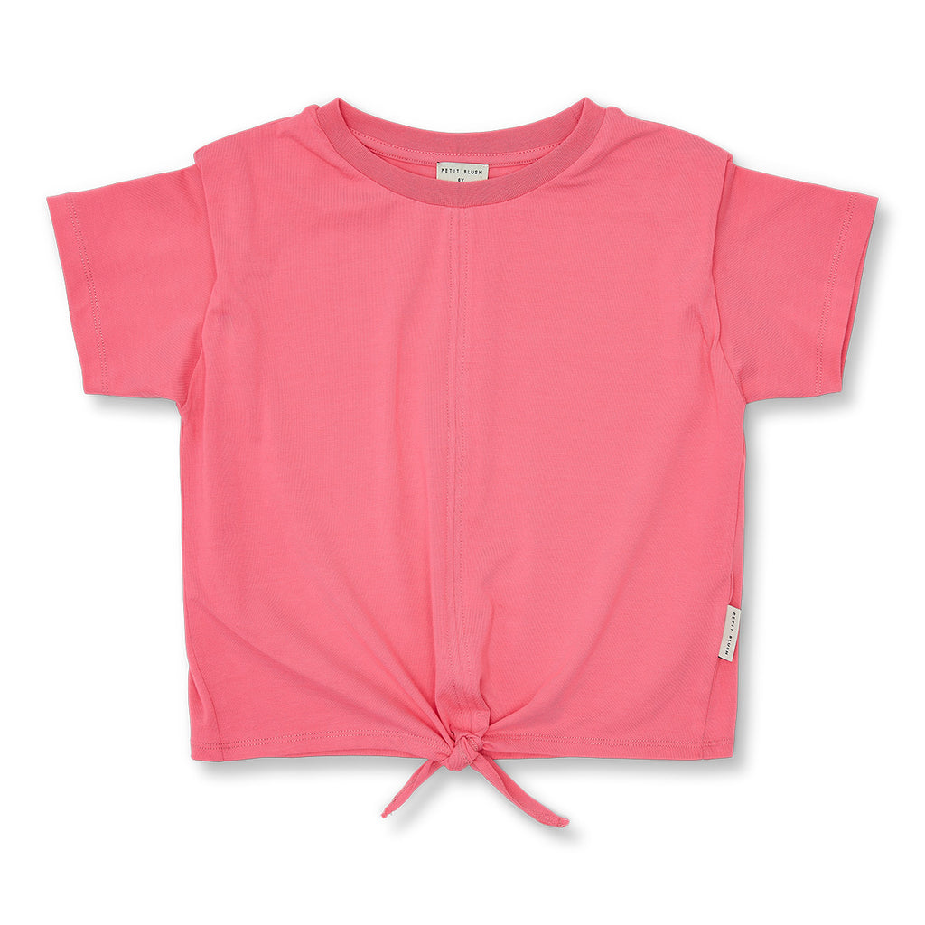 Knotted T-Shirt | Pink Lemonade