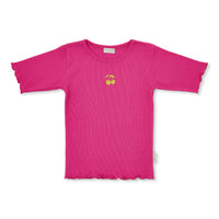 Rib T-Shirt | Rose Violet