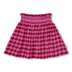 Mini Smock Skirt | Berry Blush