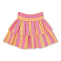 Stripe Smock Skirt | Cashmere Rose/Peach Cobbler