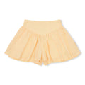 Romantic Short | Check Butter Yellow