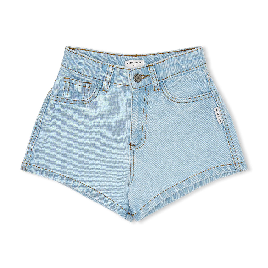 Jeans Short | Pale Light Blue