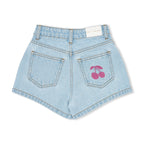 Jeans Short | Pale Light Blue