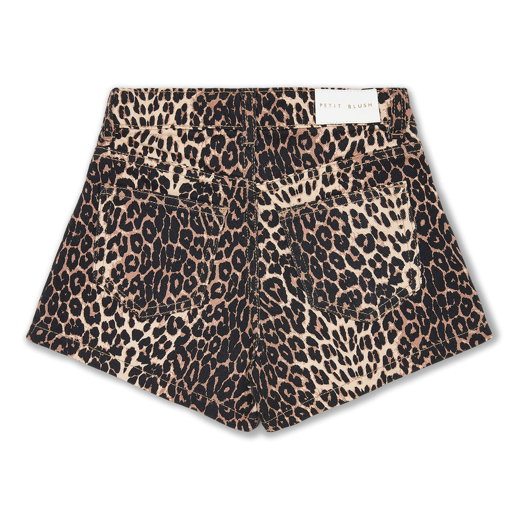 Jeans Short | Leopard AOP