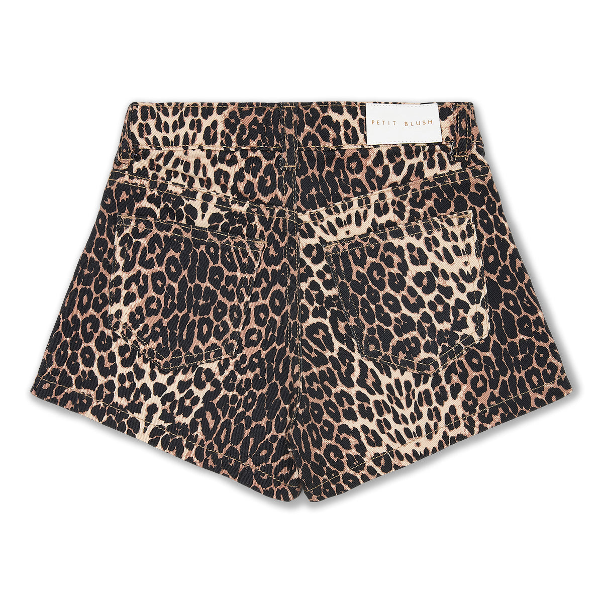 Jeans Shorts | Leopard AOP