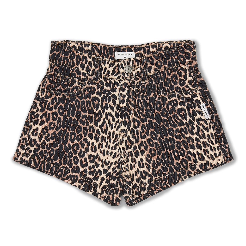 Jeans Short | Leopard AOP