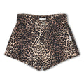 Jeans Shorts | Leopard AOP
