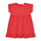 Julie Dress | Check Red