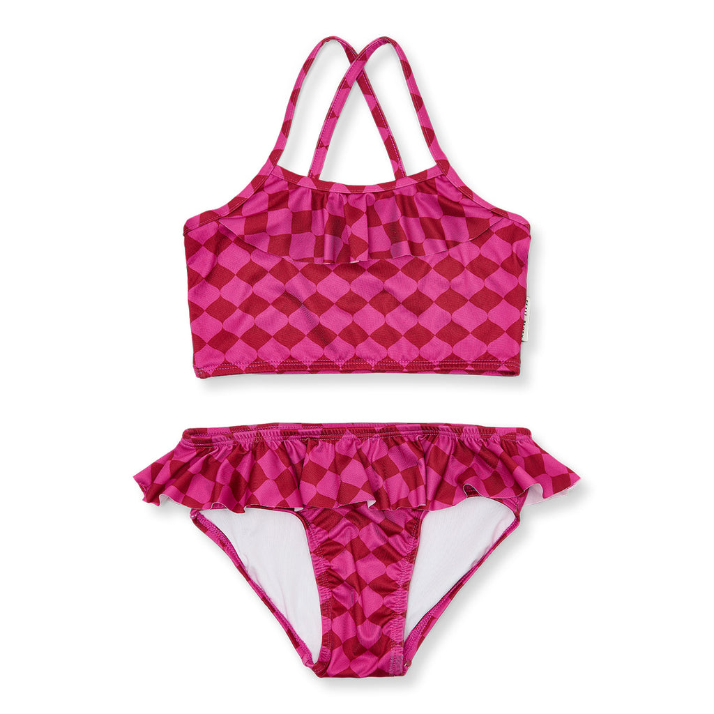 Ruffle Bikini | Berry Blush