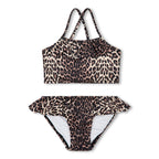 Ruffle Bikini | Leopard AOP