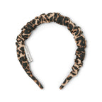Smocked Headband | Leopard AOP