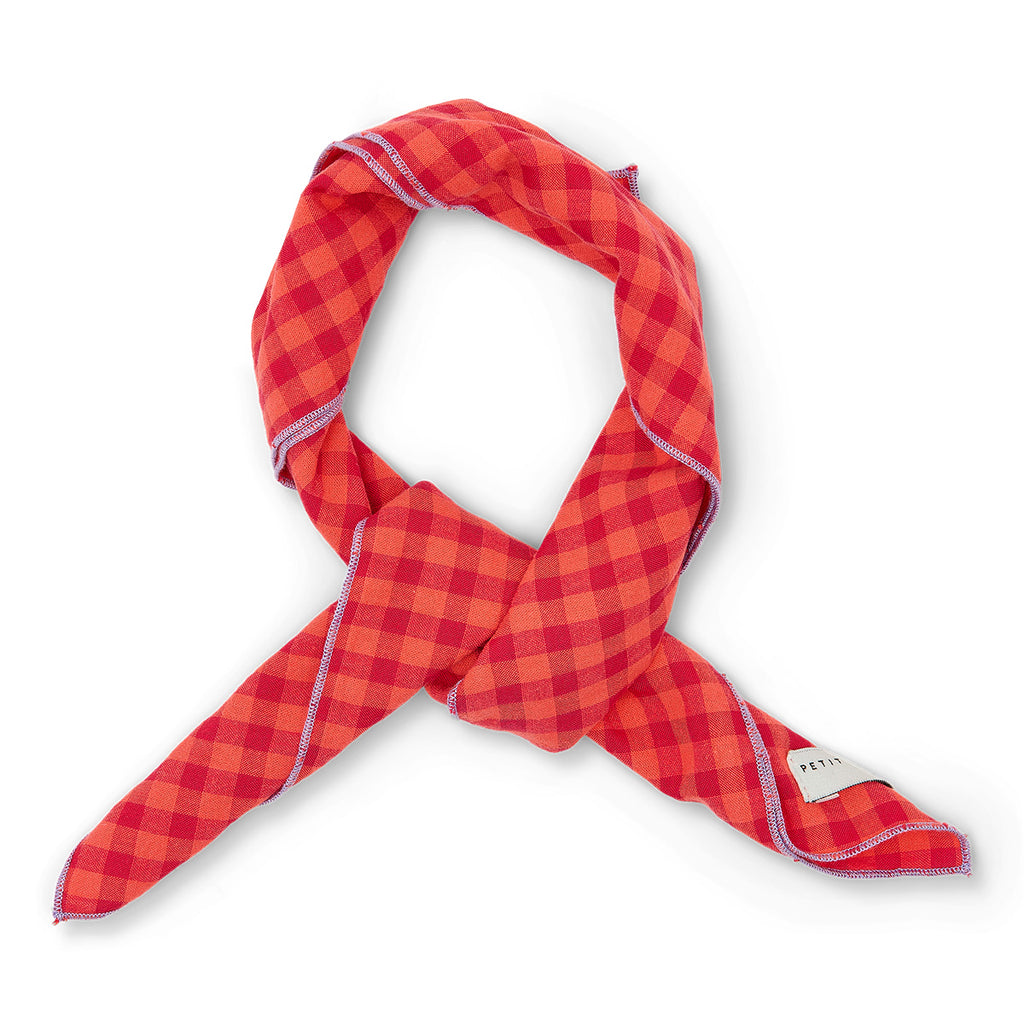 Scarf 50x50 cm | Check Red
