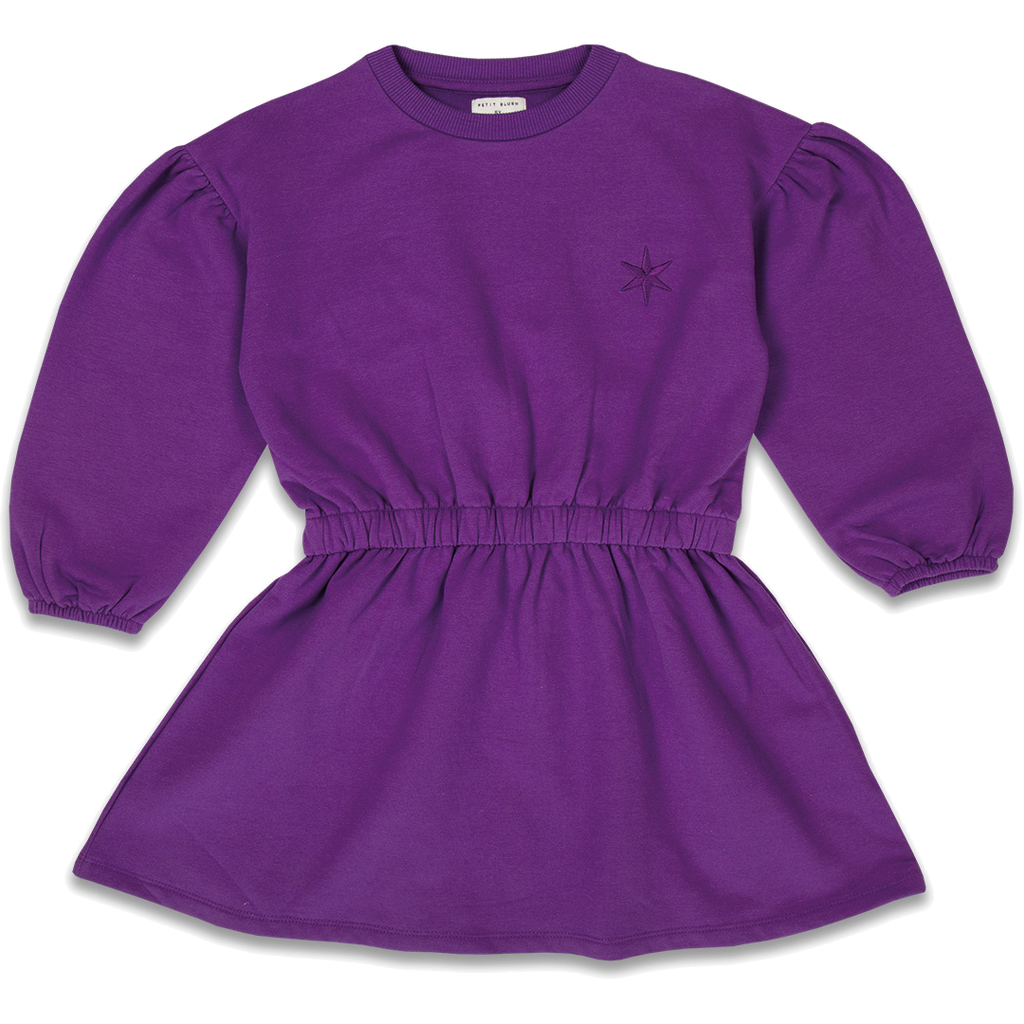 Skater Dress Balloon Sleeve | Purple Dream