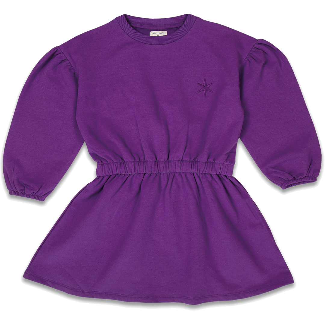 Skater Dress Ballon Sleeve | Purple Dream