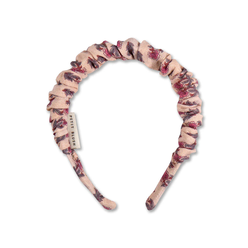 Smocked Headband | Paisley Flower AOP