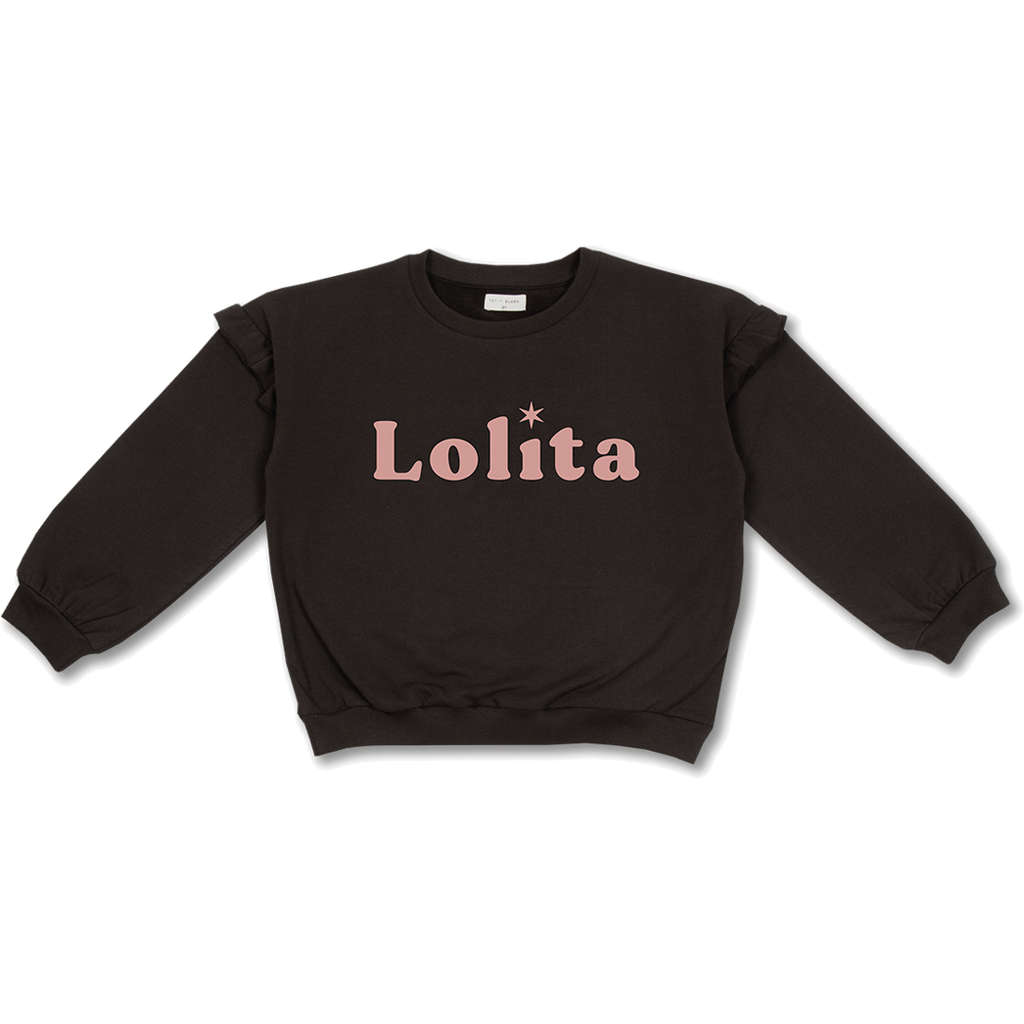 Pullover Rüsche "Lolita" | Pirat Schwarz