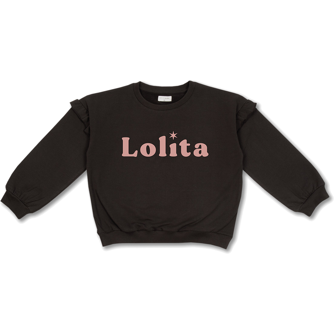 Pullover Rüsche "Lolita" | Pirat Schwarz