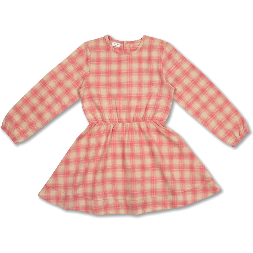 Swing Dress | Check Rosette