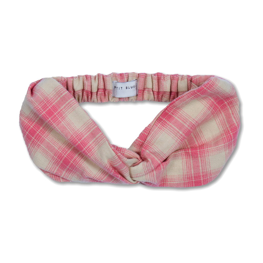 Twisted Headband | Check Rosette