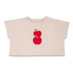 Apple Tee | White smoke